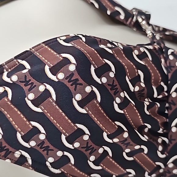 Michael Kohrs Size 8 bathing suit  logo Brown black Sexy - Picture 6 of 9